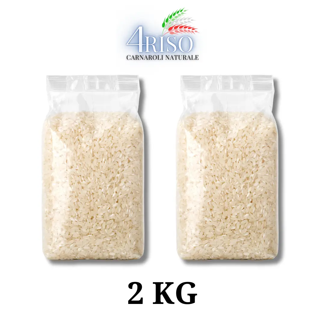 Due Pacchetti da un kilogrammo di Riso Carnaroli "for-riso"